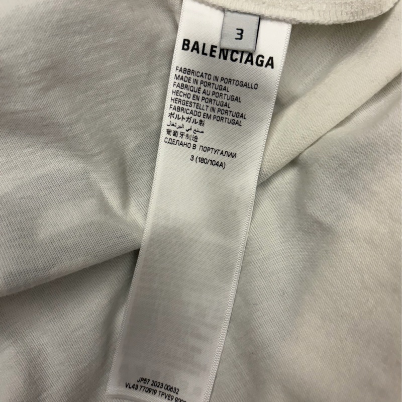 {年前限時清衣櫥啦！｝Balenciaga 巴黎世家 男短T 全新-4