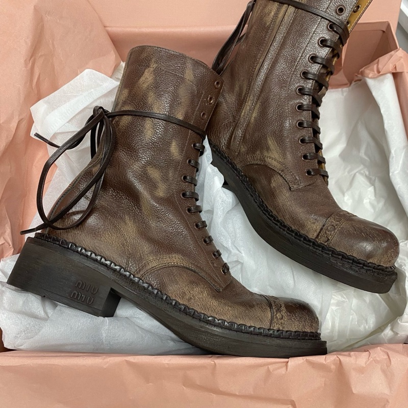 Miu Miu 做舊款 短靴 #35 37.5 38 38.5 好價-3