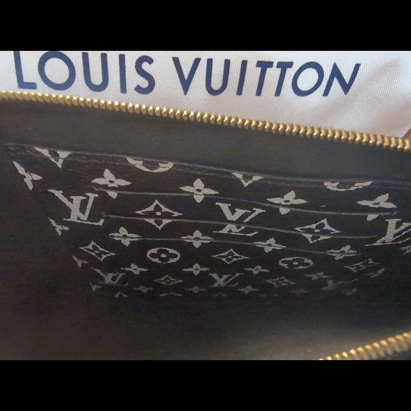 LV雙拉鍊叢林印花手提、側背包-9