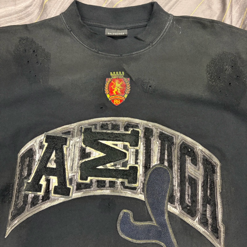 {年前限時清衣櫥啦！｝Balenciaga 男 破壞短T 全新品-1