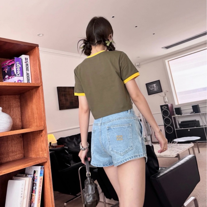 Miu Miu 牛仔短褲#42 好價💰-1