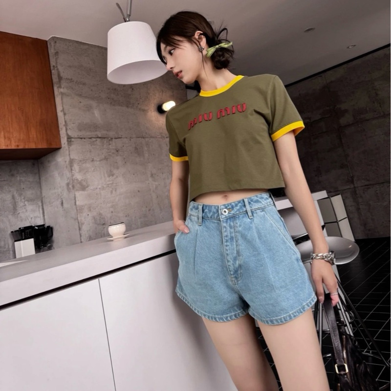 Miu Miu 牛仔短褲#42 好價💰-2