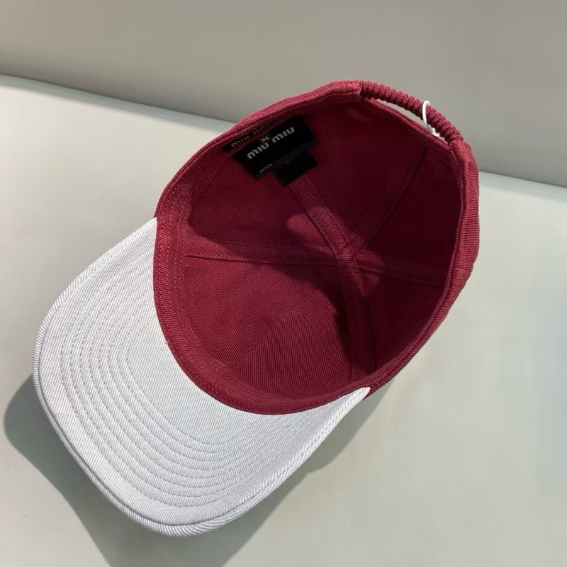 Miu Miu (5HC369) 拼色 棒球帽#S M L 好價💰-4