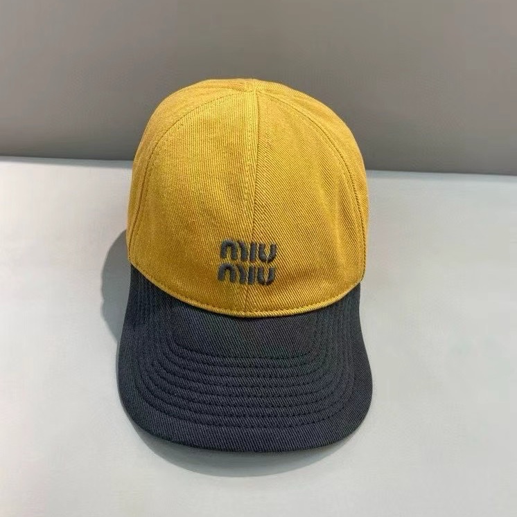Miu Miu (5HC369) 拼色 棒球帽#S M L 好價💰-4
