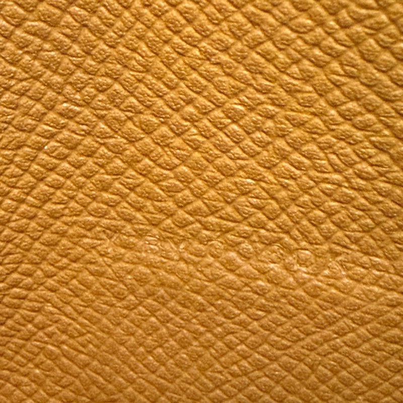 愛馬仕Bearn金棕色配金扣長夾-13