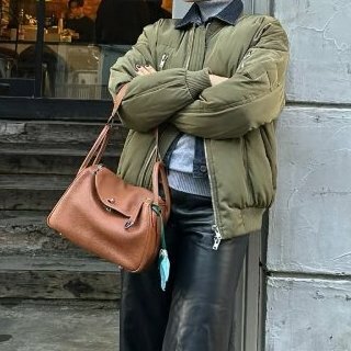 HERMES - 37棕TC銀釦 lindy╻26cm ╻全新商品 ╻