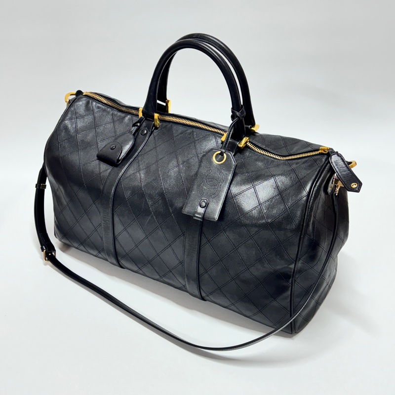 【極新美包🎁】 Chanel 香奈兒 黑金波士頓包 （專櫃25萬）-5