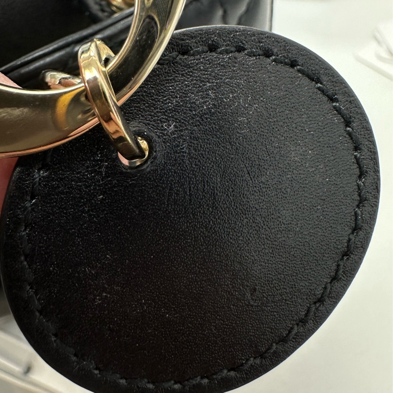 DIOR Lady D-Joy 黑金羊皮 Micro Size-9