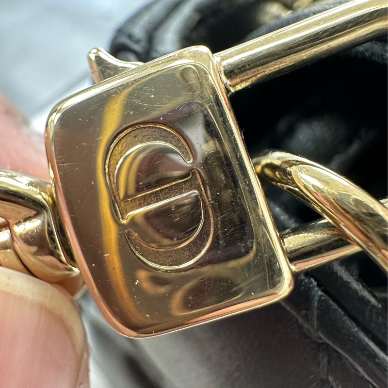 DIOR Lady D-Joy 黑金羊皮 Micro Size-11