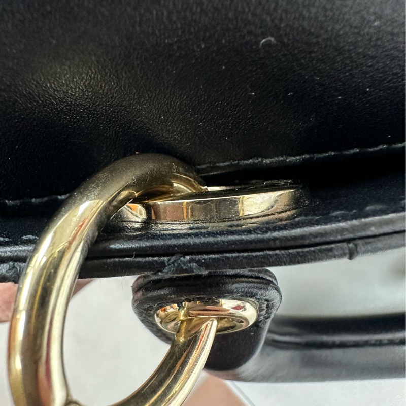 DIOR Lady D-Joy 黑金羊皮 Micro Size-12