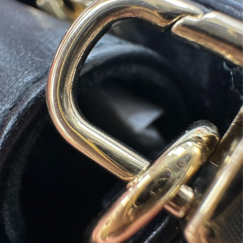 DIOR Lady D-Joy 黑金羊皮 Micro Size-13