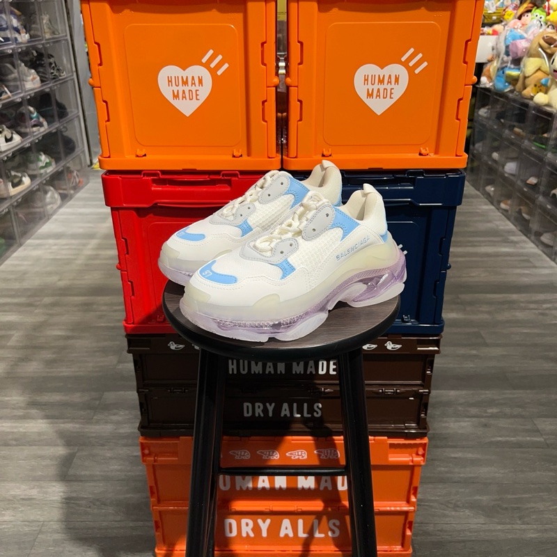 巴黎世家Triples白藍紫Eu37-0