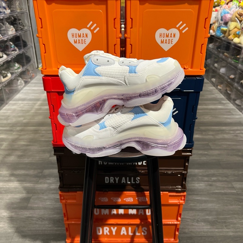 巴黎世家Triples白藍紫Eu37-2