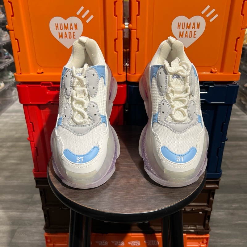 巴黎世家Triples白藍紫Eu37-3