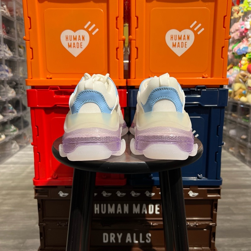 巴黎世家Triples白藍紫Eu37-4