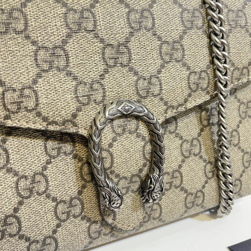 【包稅】GUCCI 狄俄尼索斯迷你鏈條斜背包 401231-2
