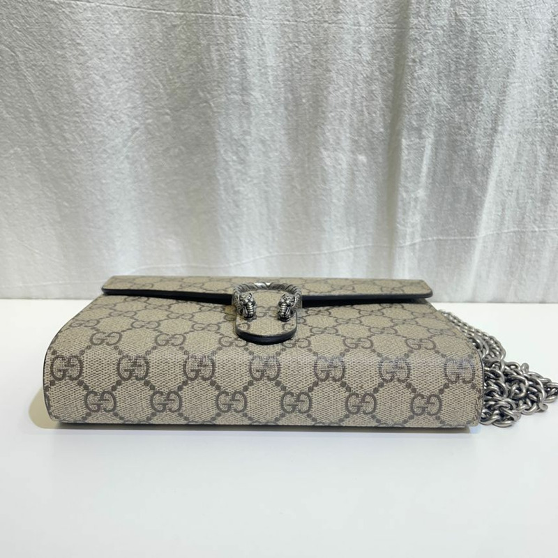 【包稅】GUCCI 狄俄尼索斯迷你鏈條斜背包 401231-6