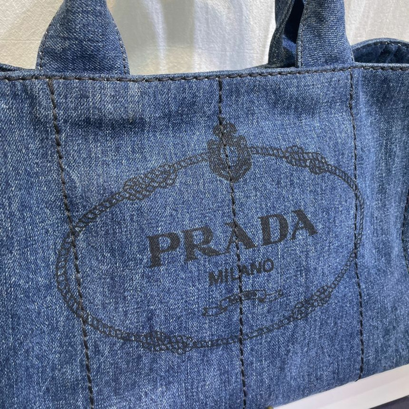 【包稅】PRADA B2642B 牛仔布 Kanapa 單肩包-2
