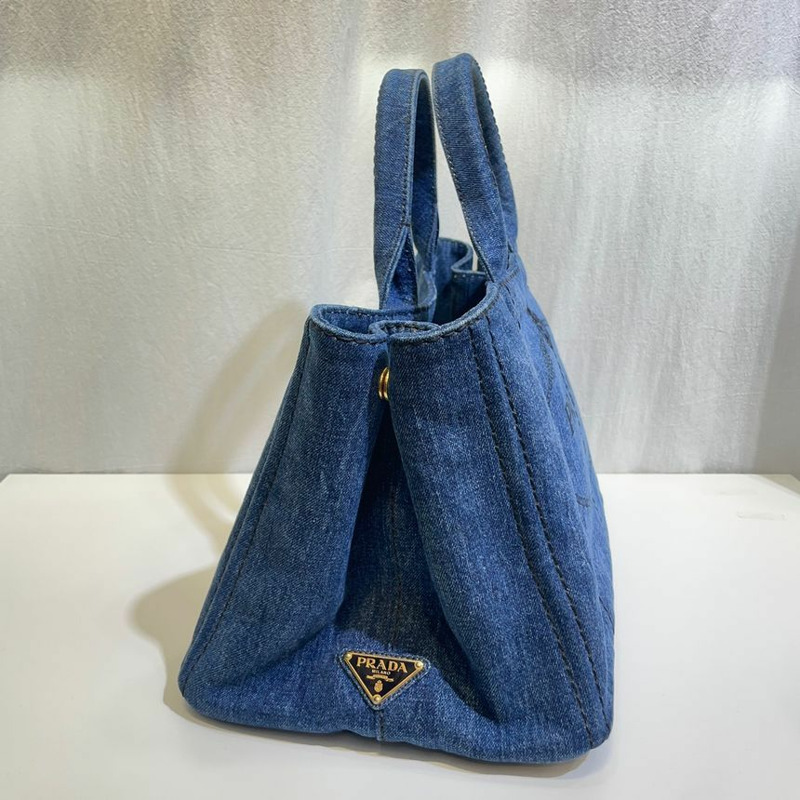 【包稅】PRADA B2642B 牛仔布 Kanapa 單肩包-3