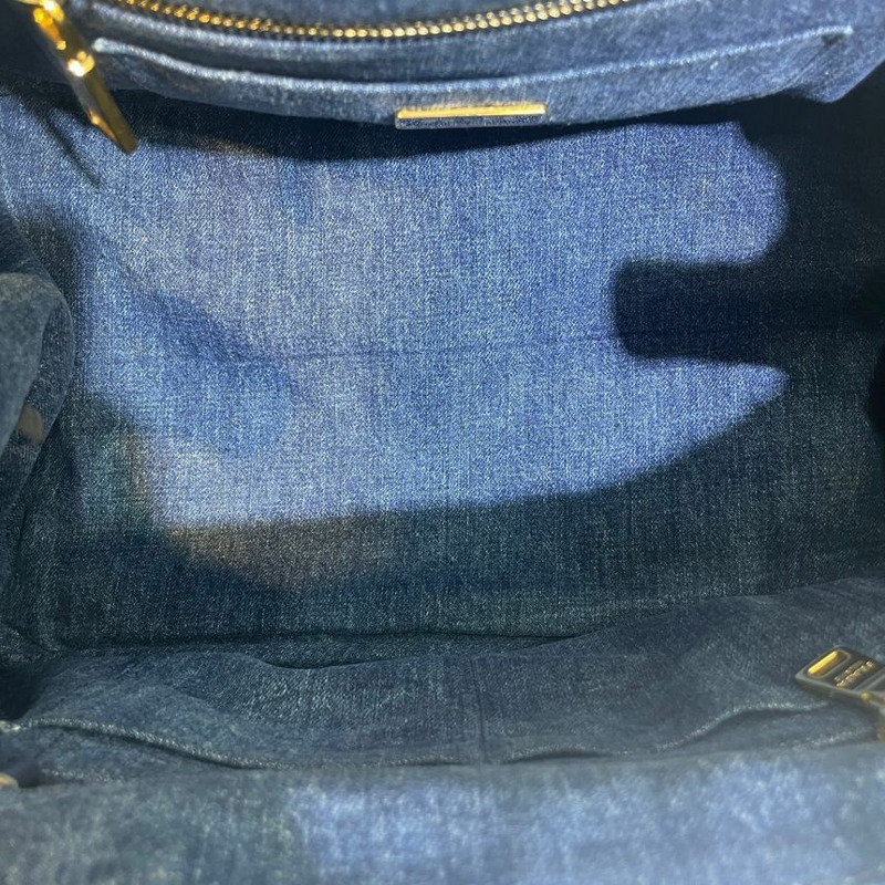 【包稅】PRADA B2642B 牛仔布 Kanapa 單肩包-4