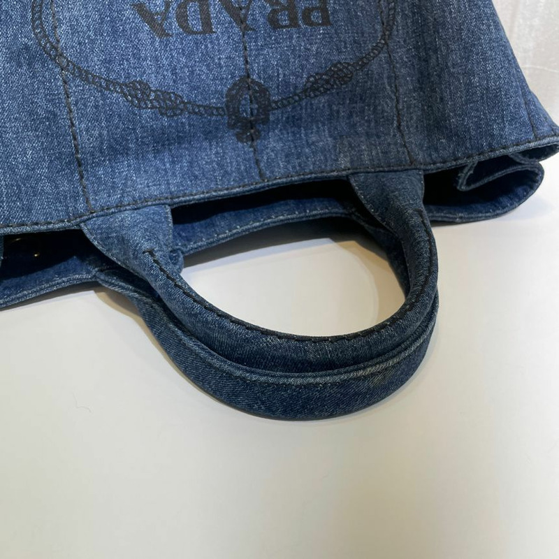 【包稅】PRADA B2642B 牛仔布 Kanapa 單肩包-7