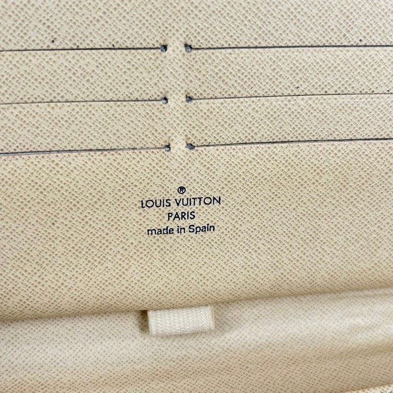 LV/路易威登  經典白棋盤格拉鏈錢包手拿包 拉鏈開合實用便捷 內裡卡槽豐富-15