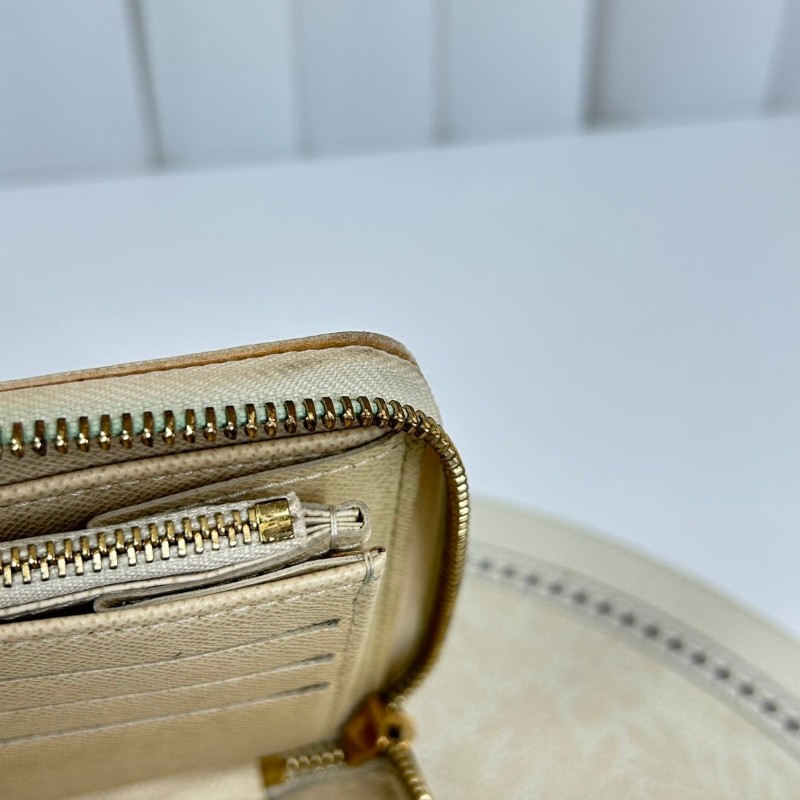 LV/路易威登  經典白棋盤格拉鏈錢包手拿包 拉鏈開合實用便捷 內裡卡槽豐富-18