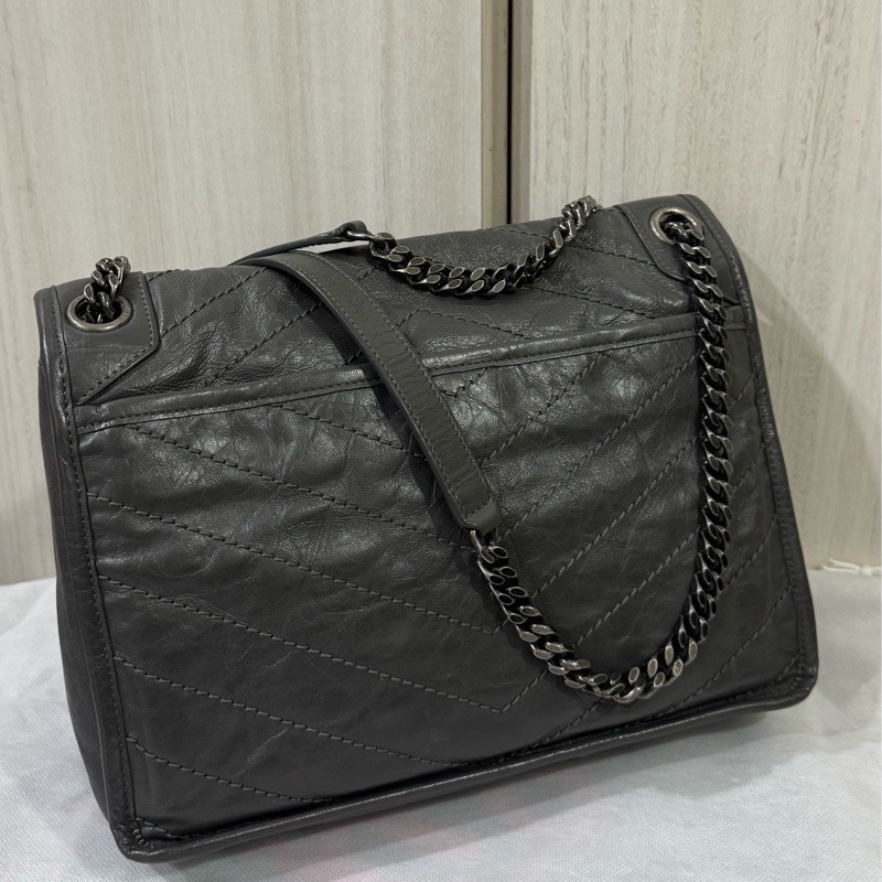 Ysl niki大象灰中號-2