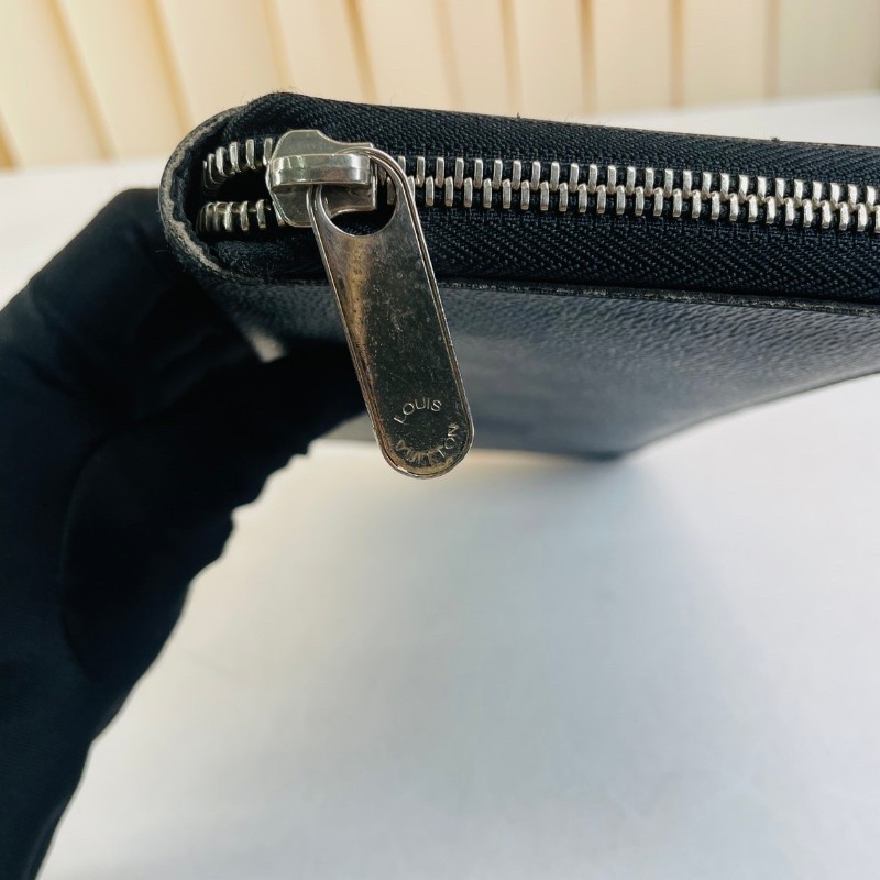 LV路易威登  zippy系列黑棋盤格拉鏈長款錢包  經典棋盤格拉鏈設計 內部空間大卡位多 實用性強-8