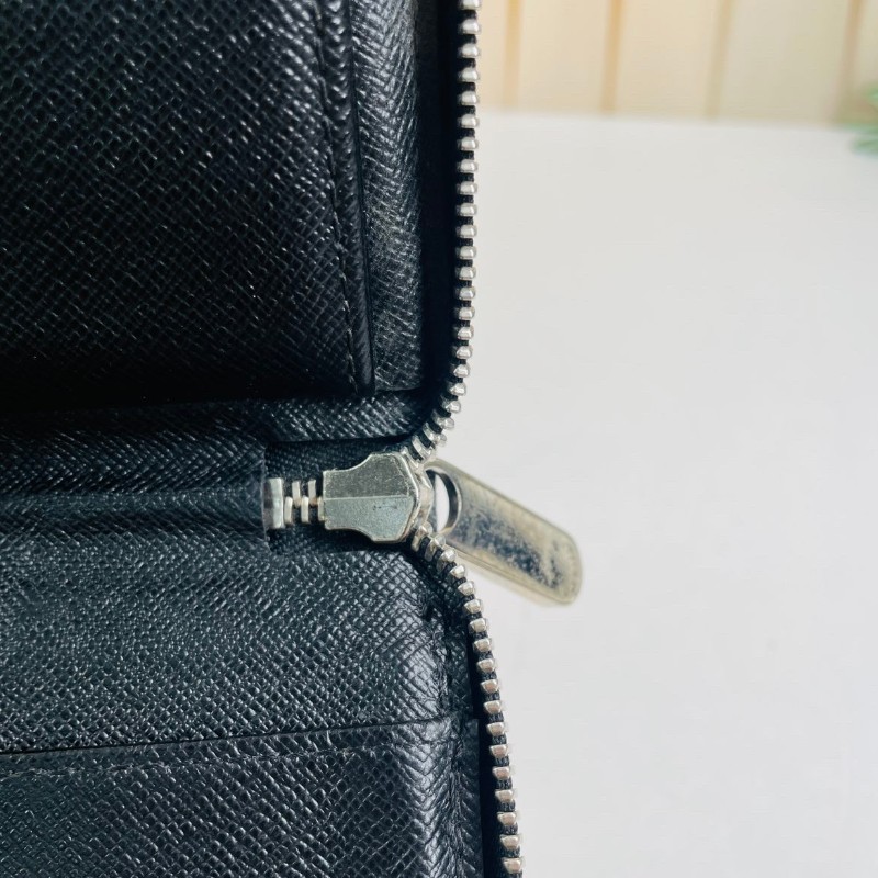 LV路易威登  zippy系列黑棋盤格拉鏈長款錢包  經典棋盤格拉鏈設計 內部空間大卡位多 實用性強-9