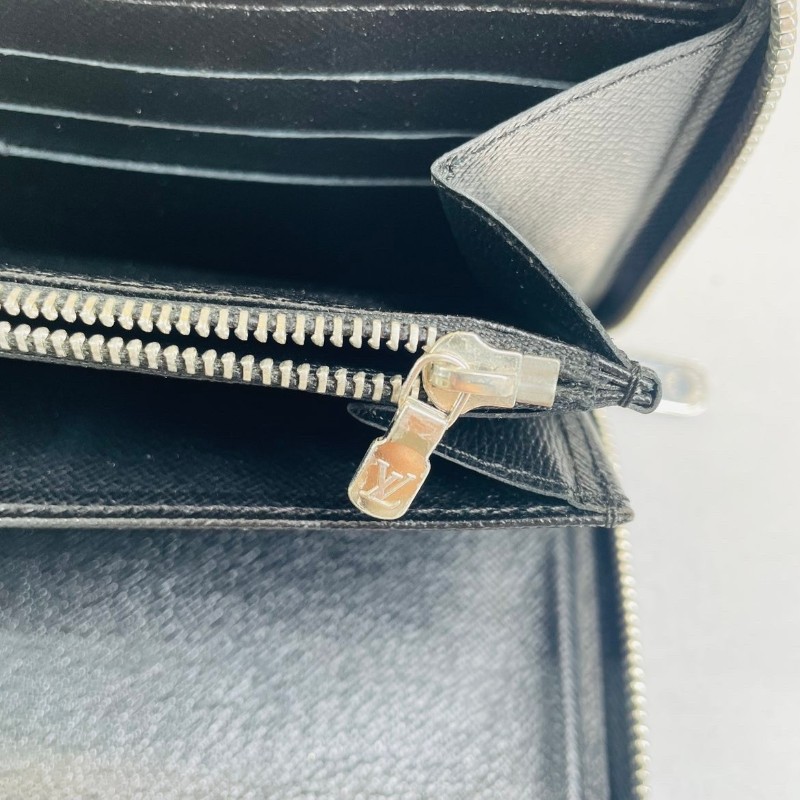 LV路易威登  zippy系列黑棋盤格拉鏈長款錢包  經典棋盤格拉鏈設計 內部空間大卡位多 實用性強-27