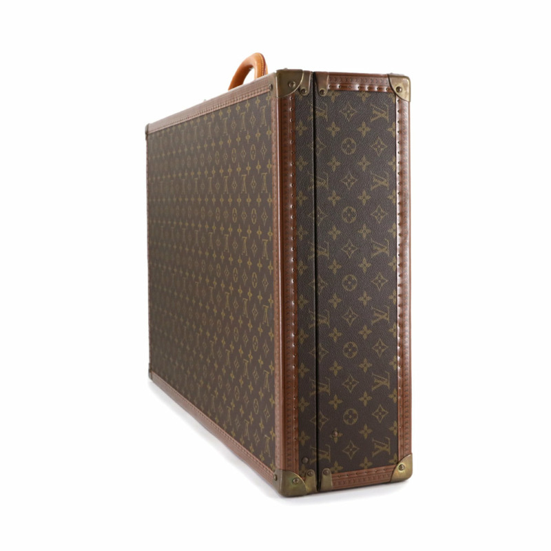 路易威登 Monogram Bisten 75 行李箱包，棕色，M21323，金色五金-2