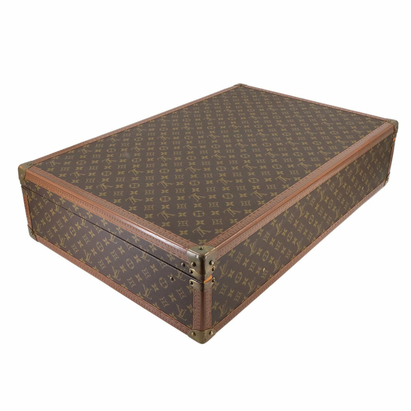 路易威登 Monogram Bisten 75 行李箱包，棕色，M21323，金色五金-3