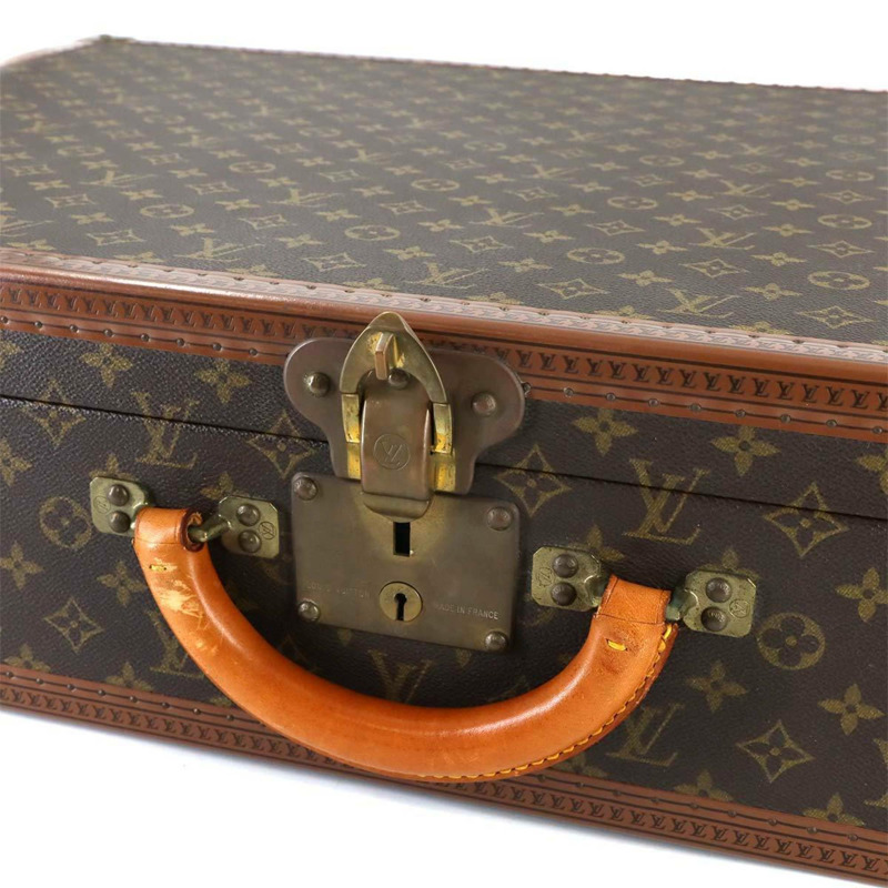 路易威登 Monogram Bisten 75 行李箱包，棕色，M21323，金色五金-4