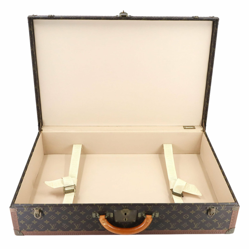 路易威登 Monogram Bisten 75 行李箱包，棕色，M21323，金色五金-5