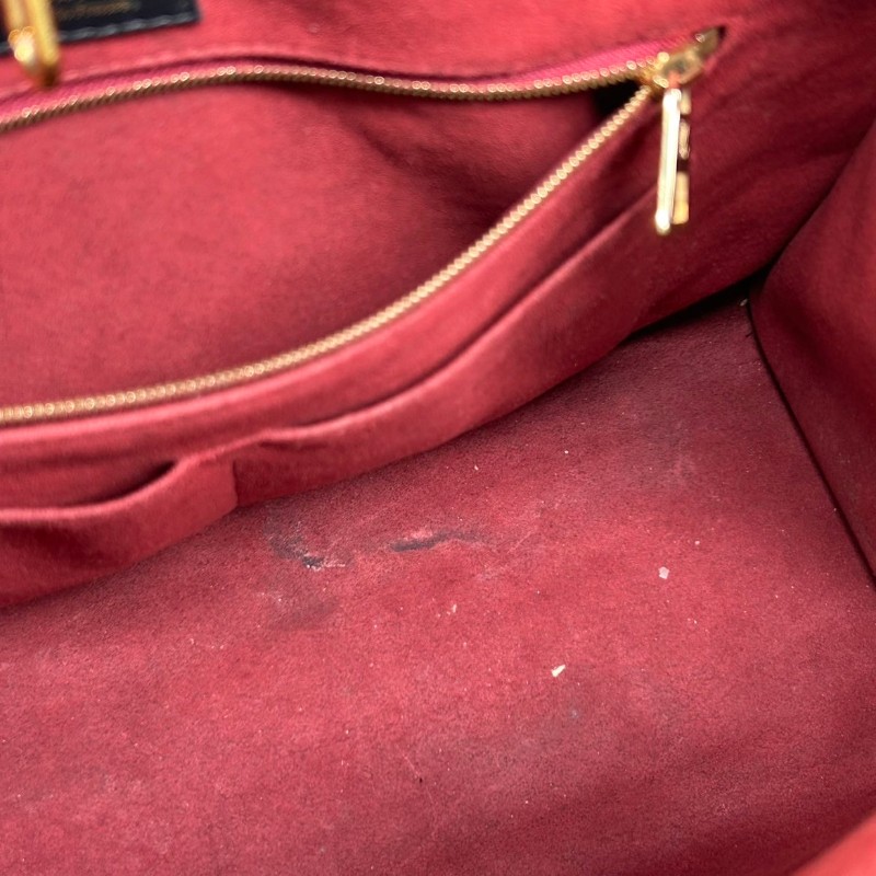 LV路易威登 Onthego 黑白老花托特包 經典老花壓紋 黑色配色 牛皮材質 金色五金 手提斜挎兩用 容量大 日常通勤、逛街都很實用 百搭不挑人-20