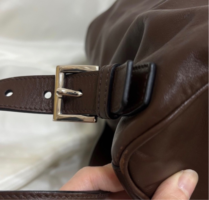 Prada後背包 皮革款 咖啡色🍁-3