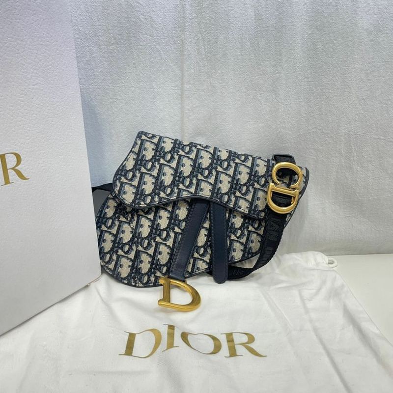 【包稅】DIOR Christian Dior Oblique 馬鞍包腰包-0