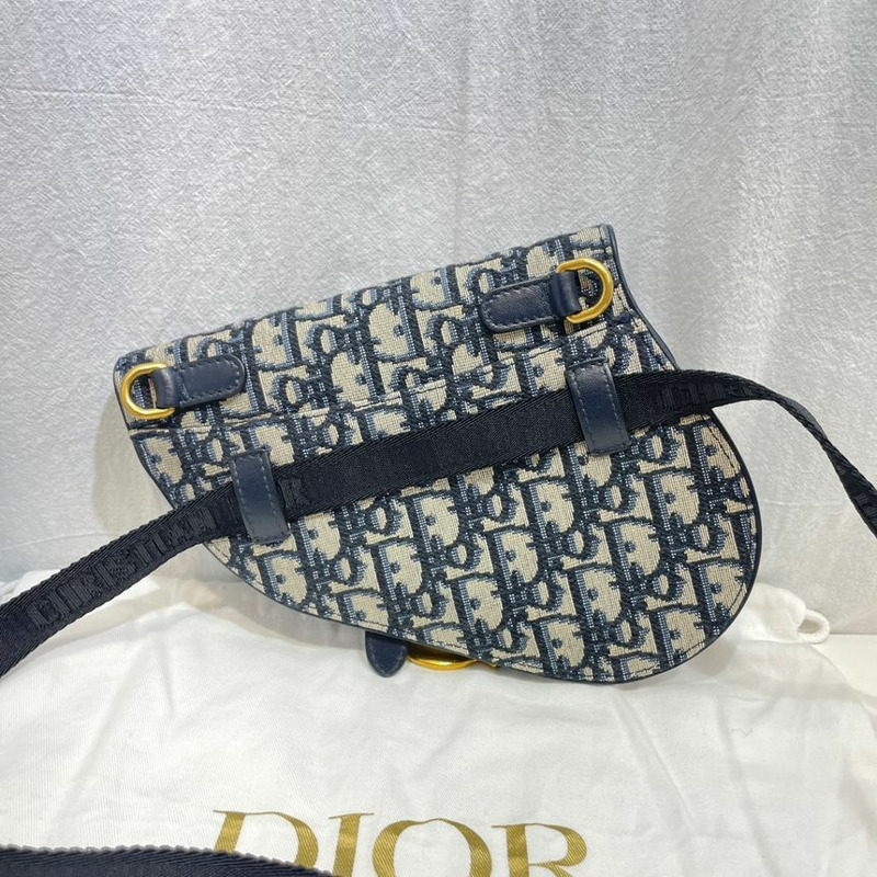【包稅】DIOR Christian Dior Oblique 馬鞍包腰包-5