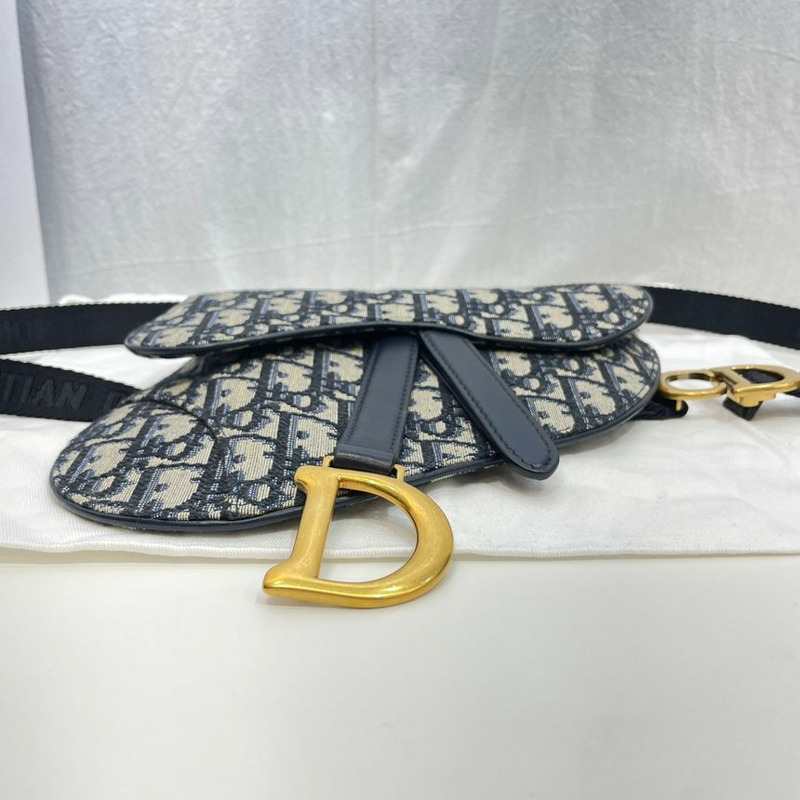 【包稅】DIOR Christian Dior Oblique 馬鞍包腰包-7