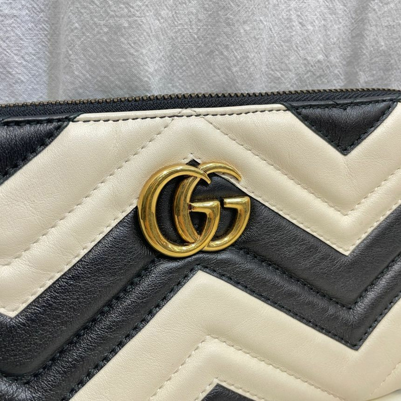 【包稅】GUCCI GG 標誌 Marmont 馬特拉塞迷你斜背包 443447-2