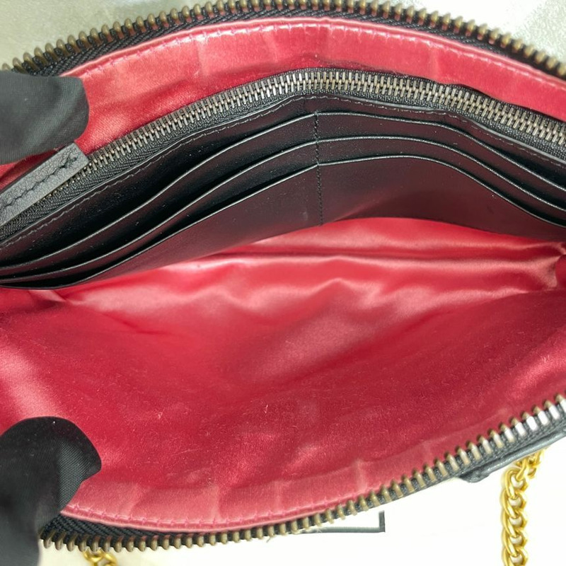 【包稅】GUCCI GG 標誌 Marmont 馬特拉塞迷你斜背包 443447-4