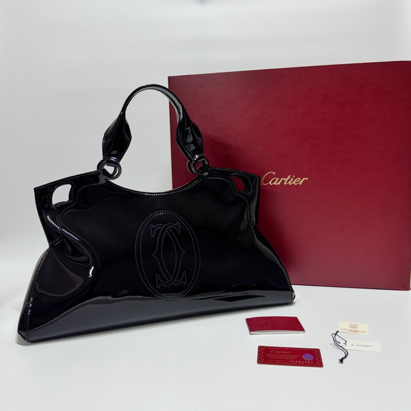 【全新品閒置🆕】 Cartier 卡地亞 “So Black” 全黑 肩背+手提包 （專櫃13.7萬）-23