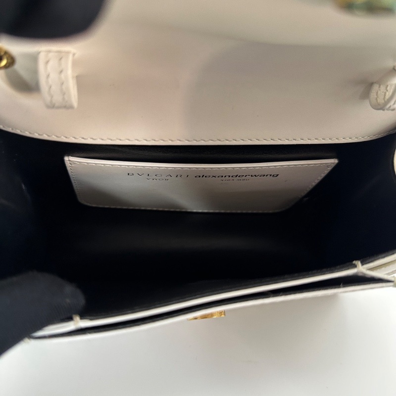 BVLGARI Alexander wang限量聯名款小號手提肩背斜背包18.5*13*6 98新配件塵袋-2