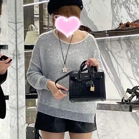 YSL Cannage編織手提斜背包22*17*10 98新配件鑰匙鎖 塵袋