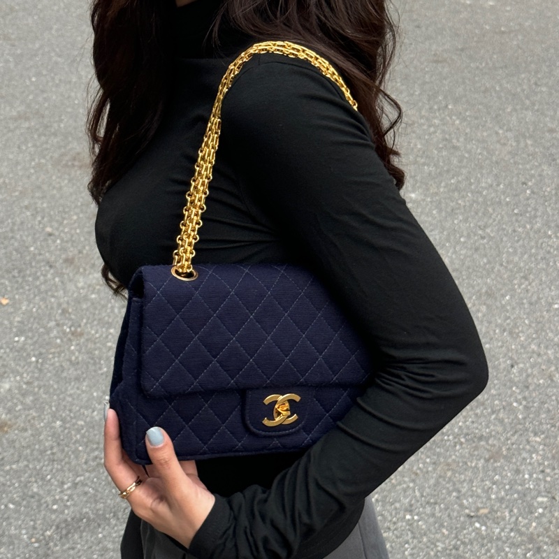 【超！級！新】 Chanel CF23 經典雙翻口蓋包 （專櫃386,300）-3