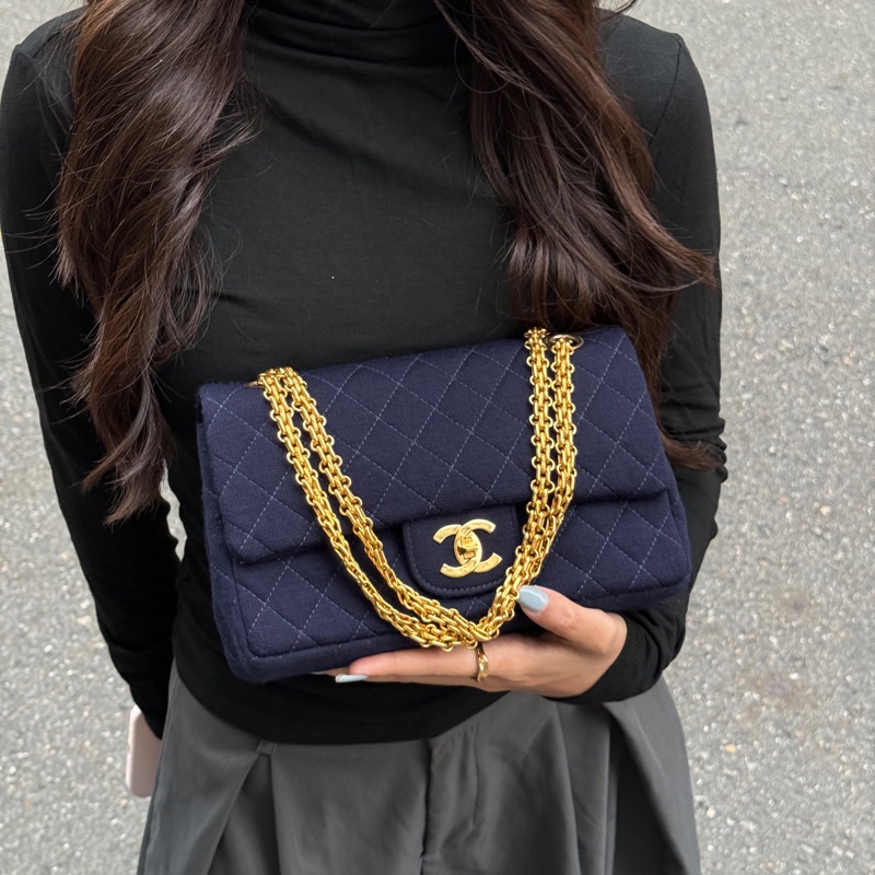 【超！級！新】 Chanel CF23 經典雙翻口蓋包 （專櫃386,300）-26