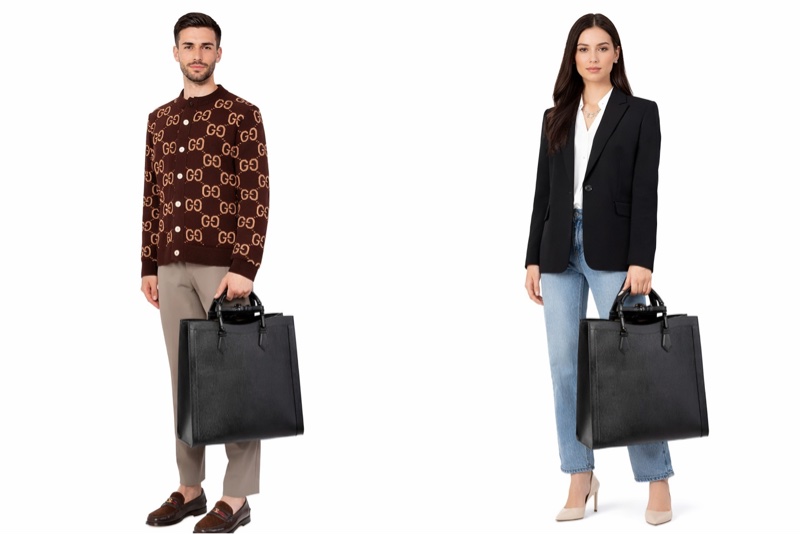 Gucci Diana 竹節手把托特包-5