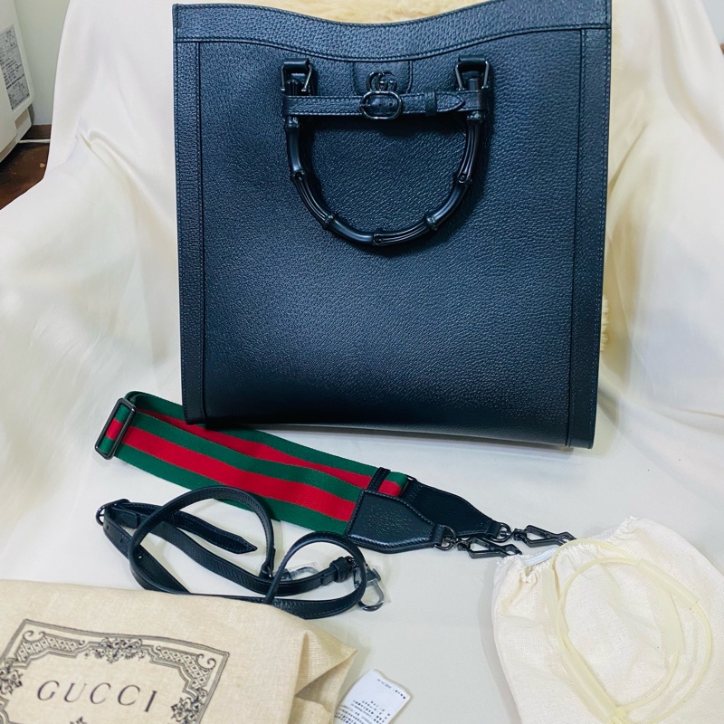 Gucci Diana 竹節手把托特包-9