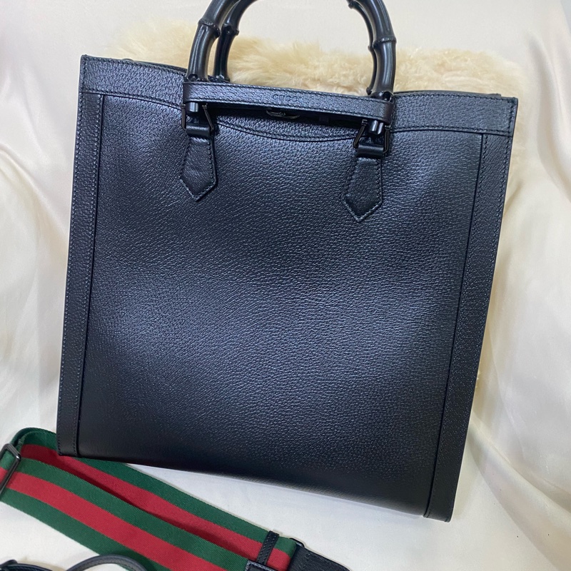 Gucci Diana 竹節手把托特包-10
